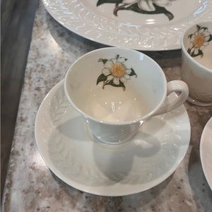 COPY - Theodore Haviland China 2 detimasse cups with saucers